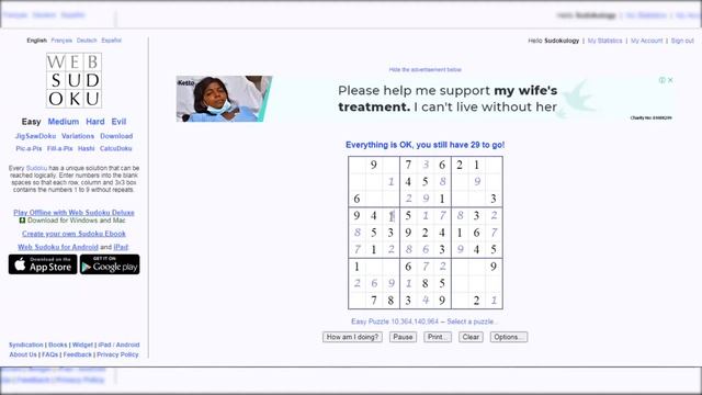 Sudoku challenge 15 : Solved 22 easy games in 58 mins смотреть онлайн