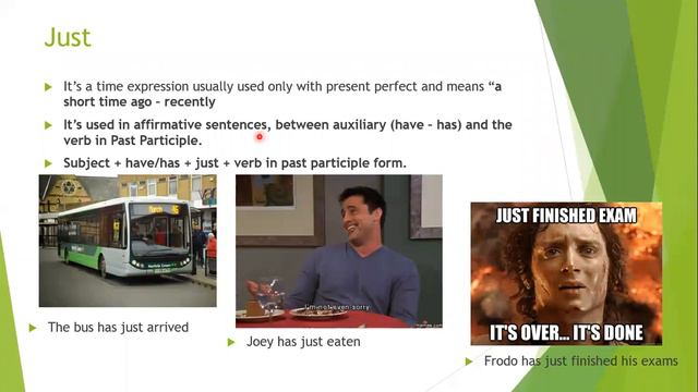 9th grade A Present Perfect + just/already/yet смотреть онлайн