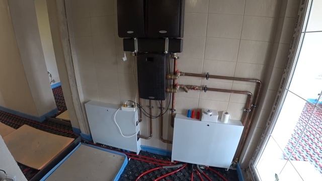 Отопление частного дома 150 кв.м. Монтаж котельной и обзор объекта. смотреть онлайн