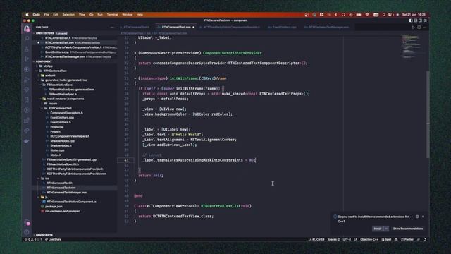 Como criar um componente nativo na nova arquitetura Fabric - Parte 01 | #reactnative #programação смотреть онлайн