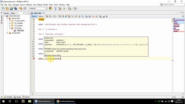 10 strings 1 - PHP and MySQL beginner to developer смотреть онлайн