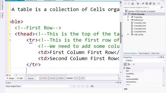 HTML Tutorial 4 - Tables смотреть онлайн