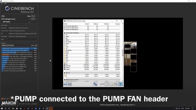 Pump Tach Cable To Which Header? Pump Fan Or CPU Fan.