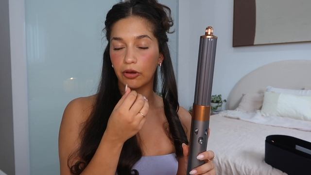 NEW DYSON AIRWRAP ON CURLY HAIR? | BLOW OUT TUTORIAL смотреть онлайн