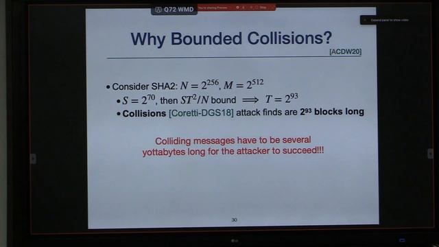 Time-Space Tradeoffs for Collisions in Hash Functions by Dr. Akshima смотреть онлайн
