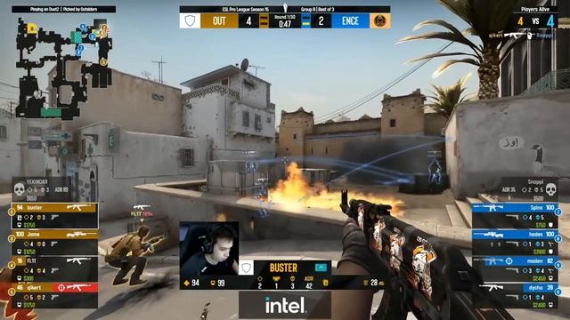CRAZY GAME! - ENCE vs Outsiders - HIGHLIGHTS - ESL Pro League l CSGO смотреть онлайн