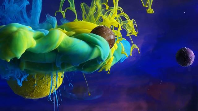 The Hypnotising Beauty of Ink in Water | Ink Art 4K | Ink in Motion by the Macro Room смотреть онлайн