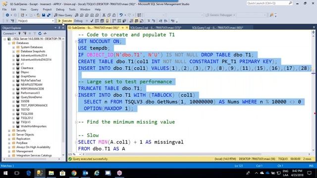 tsql avanzado clase 5 spatial geom joins subqueryes crossapply cte top offset paggining смотреть онлайн