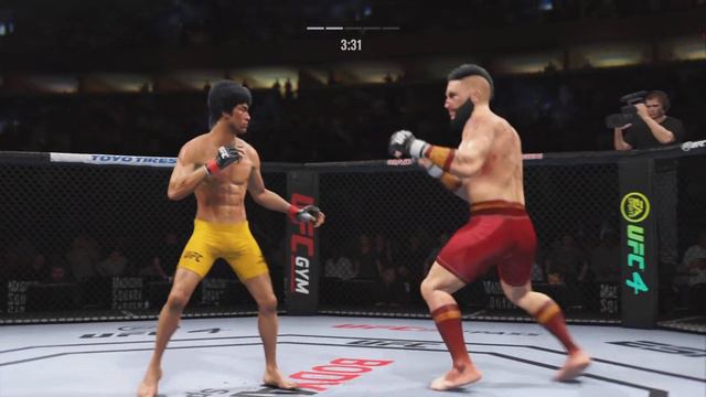 Bruce Lee vs. Fighter Zangiev | Street Fighter (EA sports UFC 4) смотреть онлайн