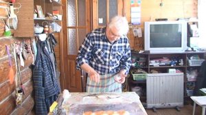 Щука на мангале. Очень вкусная рыбка с дымком от папы!!! Зубастая пришлась всем по зубам!!!