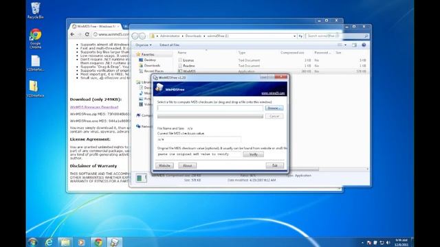 How to verify MD5 Checksum using Windows смотреть онлайн