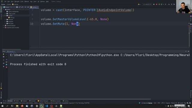 Controlling Your PC's Volume with Python смотреть онлайн
