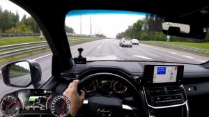 Toyota Land Cruiser 300 - POV test drive. Driver’s eyes