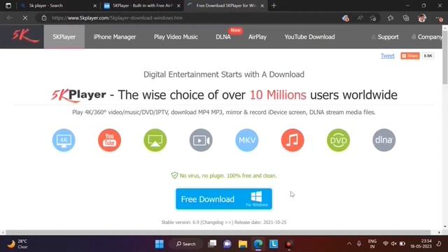 How To Download And Install 5K Player In PC | 5K Player For Windows смотреть онлайн