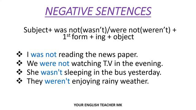 PAST CONTINUOUS TENSE and FREE QUIZ || Learn English with MK смотреть онлайн