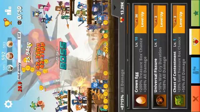 Tap Titans Buying 3 new attifacts. смотреть онлайн