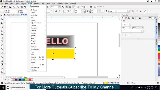 Corel Draw 2019 New Features - Part 1 смотреть онлайн