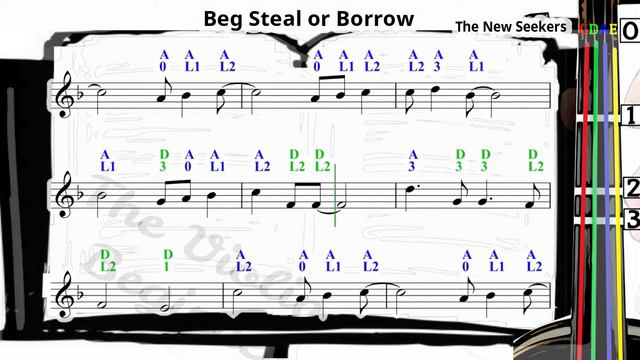Beg Steal or Borrow | The New Seekers | Violin SHEET MUSIC [With Fingerings] [Level 3] смотреть онлайн