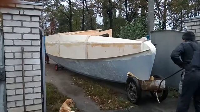 постройка катамарана 4 часть