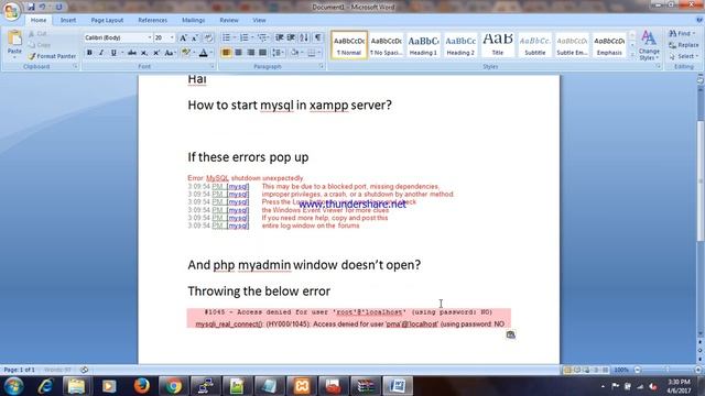 mysql doesn't start on xampp server смотреть онлайн