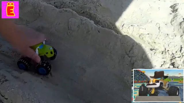 Вспыш и чудо машинки Гонка здоровяков новые серии Развивающее видео для детей смотреть онлайн