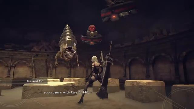 NieR:Automata Playthrough - 49 DLC Desert Arena смотреть онлайн