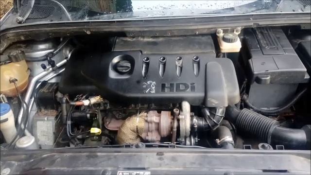 Дымит двигатель 1 4 HDI Пежо 307. 2004г. смотреть онлайн