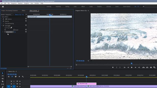 DRAWING TRANSITION EFFECT - Premiere Pro Tutorial (2019) смотреть онлайн