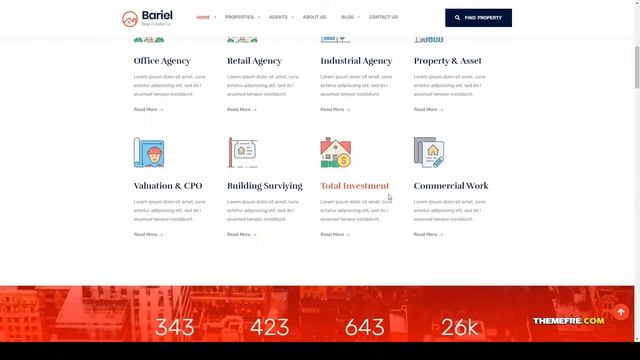 Bariel - Real Estate WordPress Theme property listing house finder Website Builder смотреть онлайн