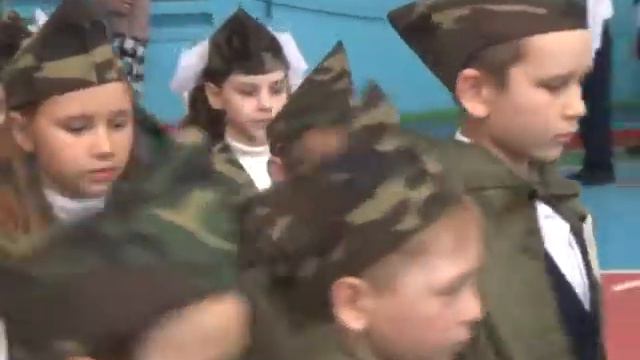 2 класс 2017 год Смотр строевой песни смотреть онлайн