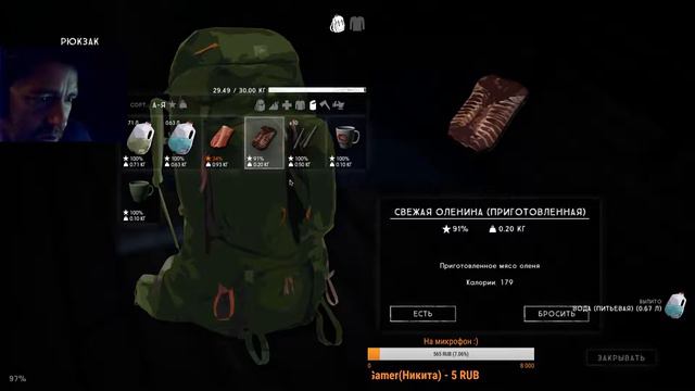 Стрим "Спасибо, что живой!". The Long Dark. Дневной чат. смотреть онлайн
