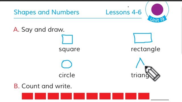 Class 2 English Unit 19: Shapes (Book 2020) смотреть онлайн