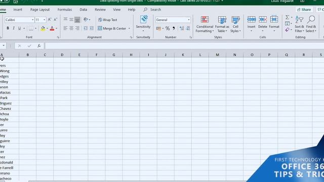 BBS - FTech and Microsoft Office 365 - Excel Splitting Data - June 2019 смотреть онлайн