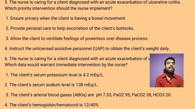 GIT NCLEX MCQS part-1 смотреть онлайн