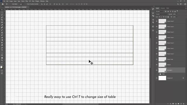 Create Table with Photoshop (Tạo Bảng Biểu với Photoshop) смотреть онлайн