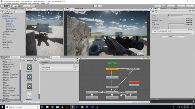 Unity-Battle Royale Series-Part 22- Weapon Switching! (Full Tutorial + Free Download) смотреть онлайн