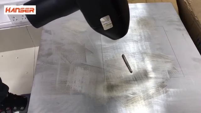 fiber laser cleaning machine for metal work piece rust remove -Hanten laser смотреть онлайн