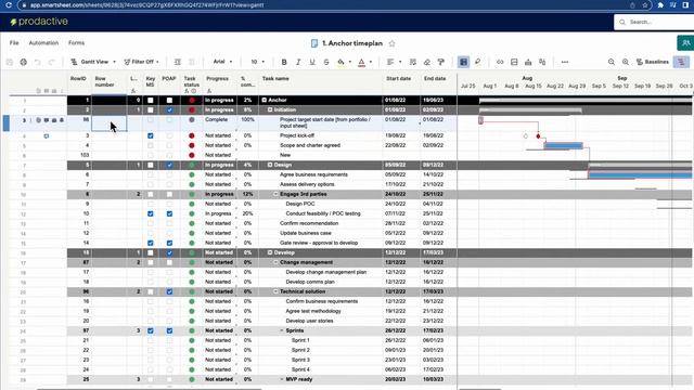 Smartsheet demo to insert row numbers that remain relative to the row position смотреть онлайн