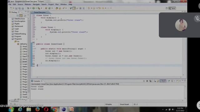 Inner Classes - Java смотреть онлайн