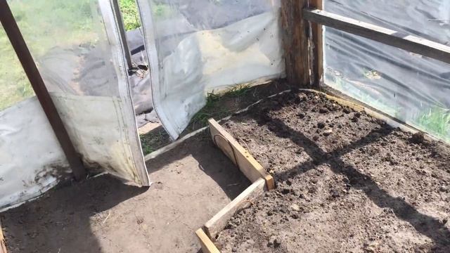 Сделали грядки в новой теплице из окон и рам смотреть онлайн