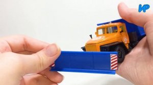 Машинки для Детей. Снегоуборочная Машина. Технопарк УРАЛ со звуком. Игрушки Рядом