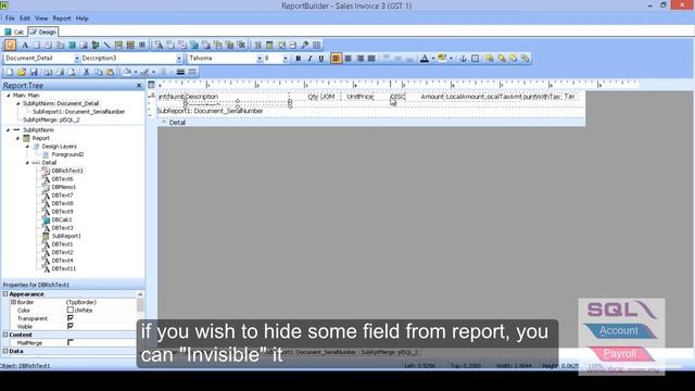 SQL ACCOUNT SOFTWARE | Report Builder Part 2 (Report) | IPOHONLINE смотреть онлайн