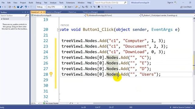 الإضافة والحذف في أداة Adding and deleting in the treeview too l TreeView| смотреть онлайн