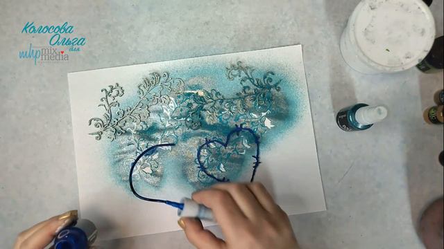 Холст. Процесс. Сухие краски. смотреть онлайн