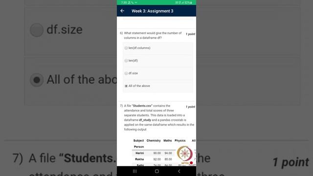 NPTEL 2022: Python For Data Science Week 3 Answers | Python For Data Science Assignment 3 Solutions смотреть онлайн