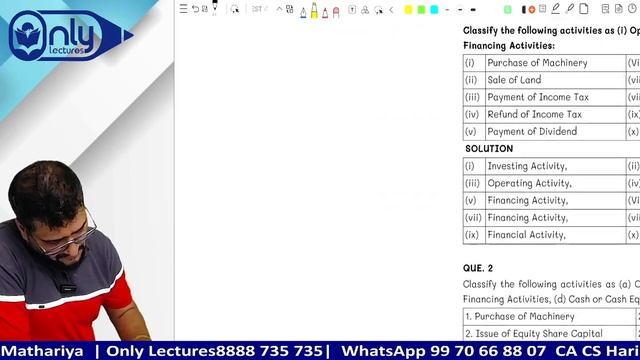 Lecture 1 | Cash Flow Statement | Advanced Accounting CA Inter May23 Exam | CA CS Harish A Mathariy смотреть онлайн