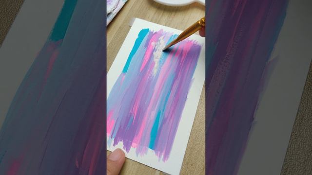 How to paint Colorful Sky Painting Tutorial смотреть онлайн