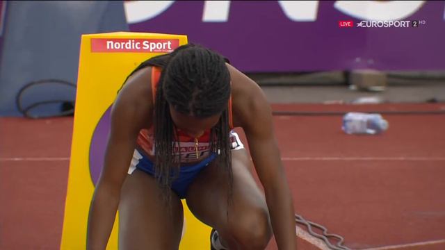 Women's 100m Semi Final Heats 2 - European Athletics U20 Championships 2019 Boras