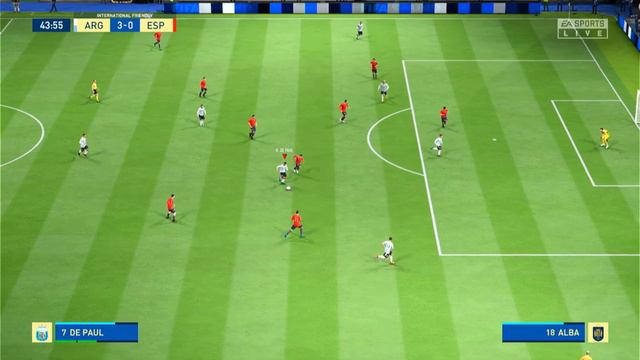 Argentina vs Spain (6 - 0) Friendly Match FIFA 23 - PS4™ Gameplay смотреть онлайн