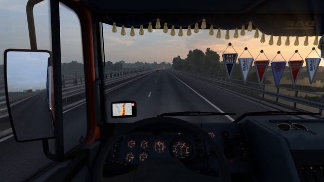 Euro Truck Simulator 2 1.46 | DAF 95 ATi 400 | Cernavodă-Galați | ETS2 Mods смотреть онлайн